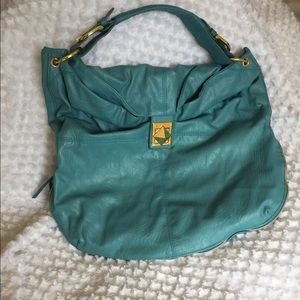 AVON Mark Turquoise Large HANDBAG, Faux Leather